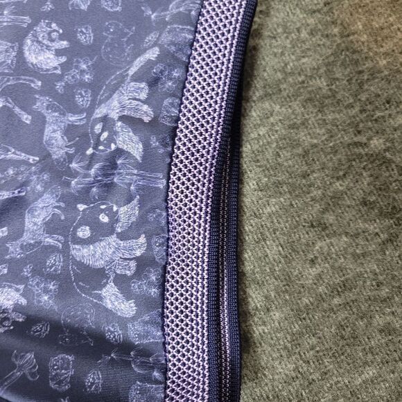 Greyson Creatures Print Golf Polo Mens Size XL Purple Wildflower Short Sleeve - Picture 5 of 9